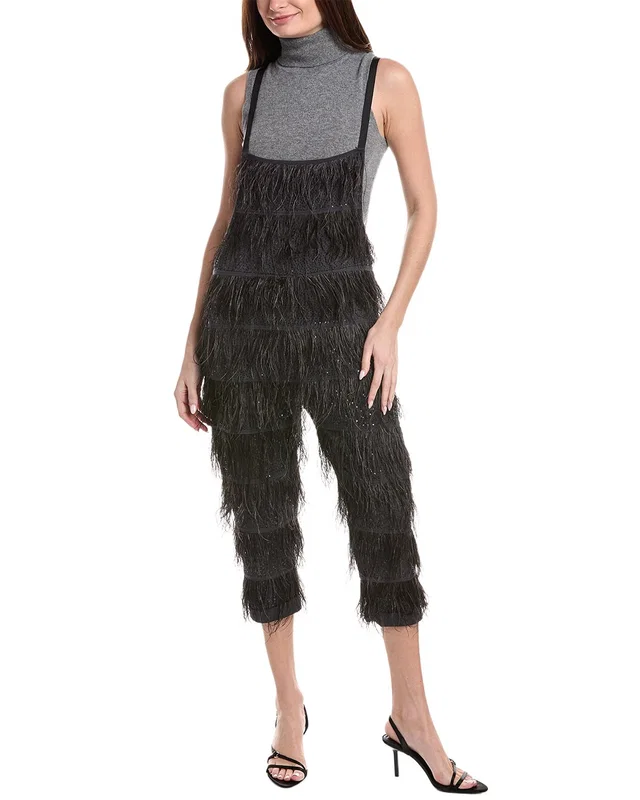 Brunello Cucinelli Feather Silk-Blend Jumper, image 1 of 1 from Gilt
