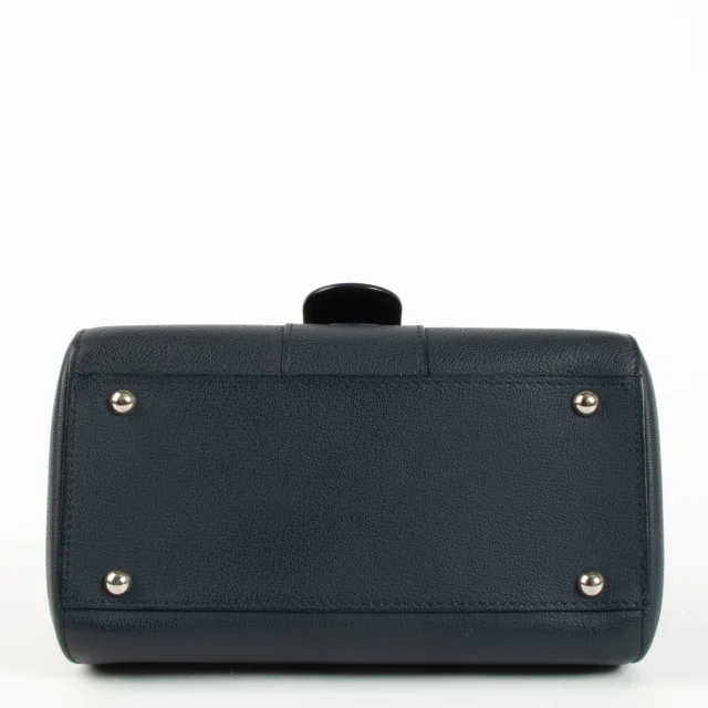 Delvaux Navy Rodeo Calf Brillant Mini Bag in Navy Calfskin from Labellov, photo 5 of 6