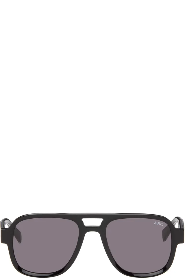 Black 'Les Navigator' Sunglasses, image 1 of 1 from SSENSE