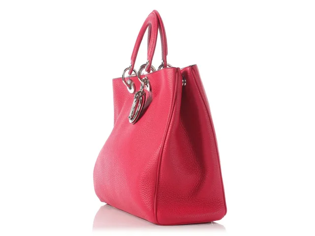 Dior Large Diorissimo Hot Pink Bag in Pink Leather from Ann's Fabulous Finds, photo 4 of 11