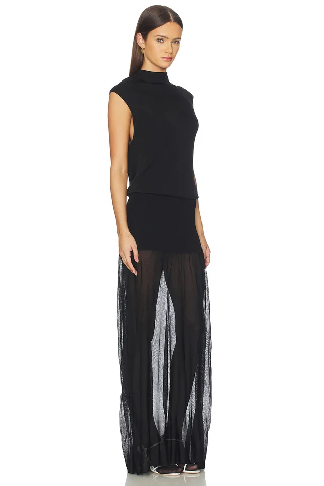 SRG Charmain Blouson Dress in Black, photo 2 of 5 from REVOLVE (Canada)