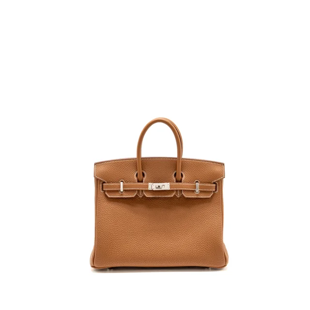 Hermès Birkin 25 Togo Gold SHW Stamp K in Gold Togo leather from EMIER