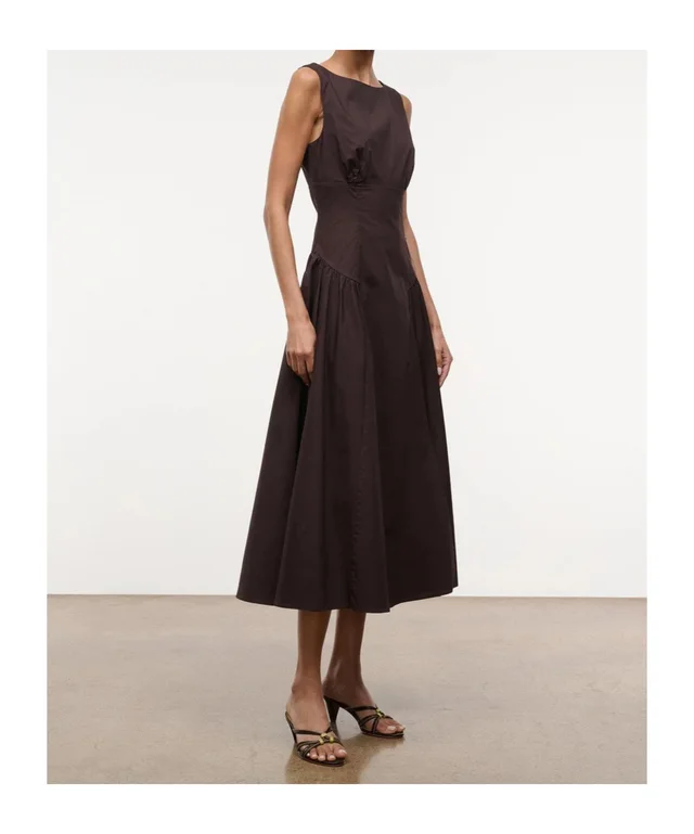 Staud Sleeveless midi dress, photo 4 of 6 from SENSER