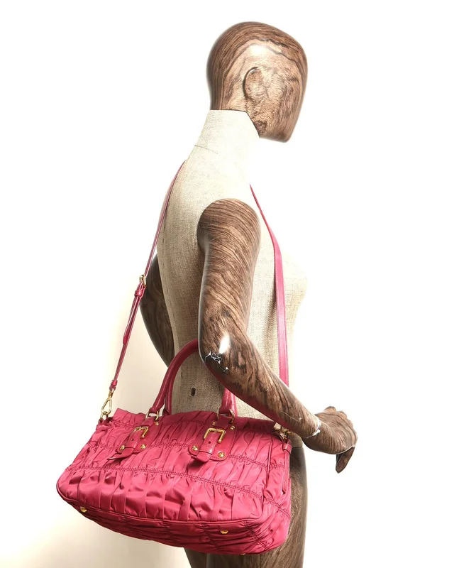 Prada Tessuto Gaufre Shoulder Bag in Nylon from A Retro Tale, photo 9 of 9