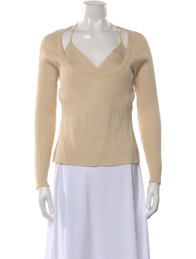 SIMKHAI Halterneck Sweater from The RealReal