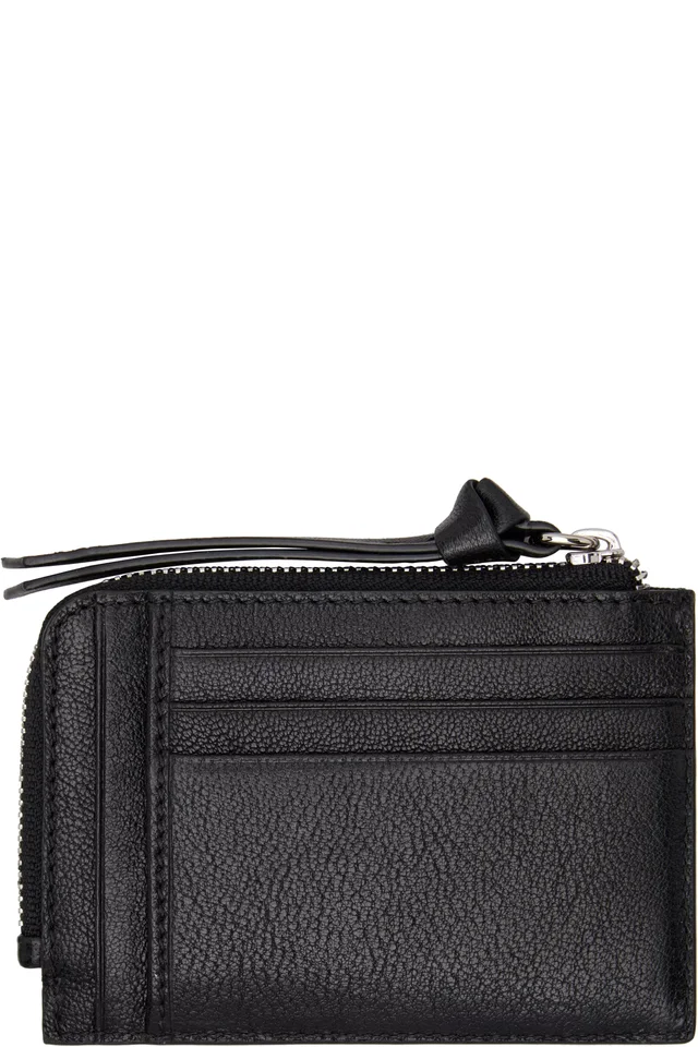 Vivienne Westwood Black Zip Card Holder, photo 2 of 2 from SSENSE