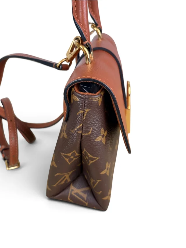 Louis Vuitton Cognac Leather Monogram Locky BB in Brown Leather from Season 2 Consign, photo 3 of 9