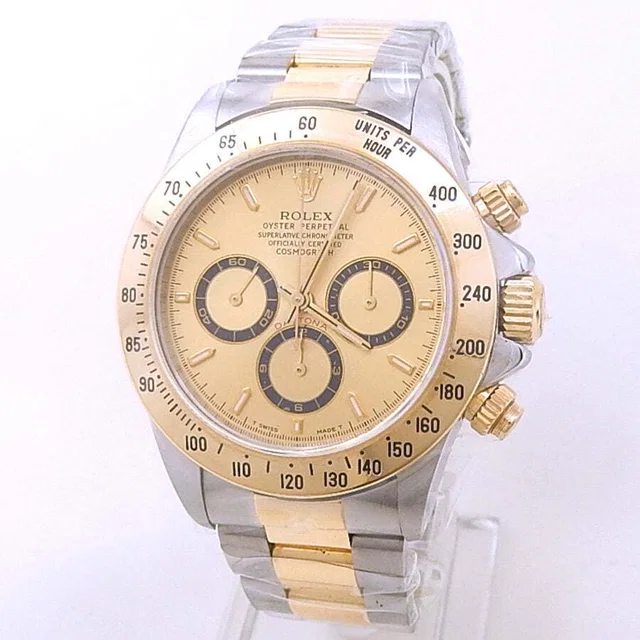 Rolex Cosmograph Daytona Chronograph Automatic Champagne Dial Mens Watch 16523 CSO in neutral|yellow|white|silver|gold|gray from Jomashop.com