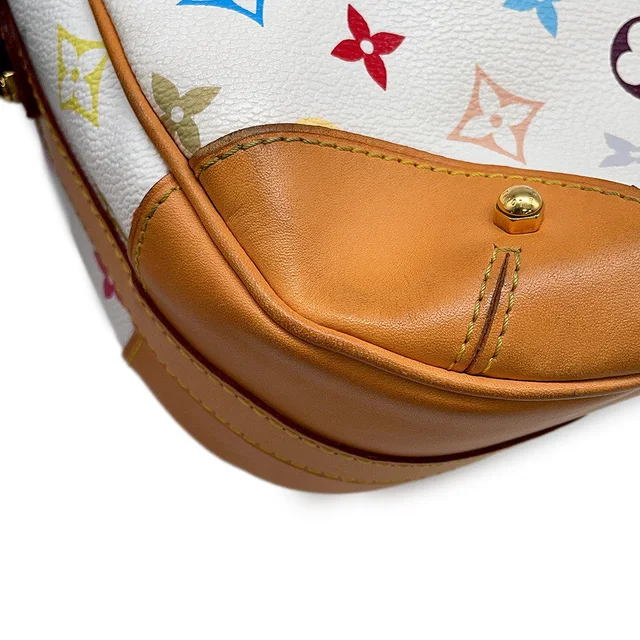 Louis Vuitton Greta Blanc/RedM40195 Monogram・Multicolor in White from GALLERY RARE, photo 2 of 2