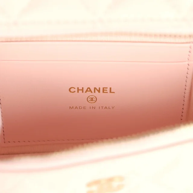 Chanel Top Handle Long Vanity Case in Pink Caviar leather from Madison Avenue Couture, photo 9 of 9