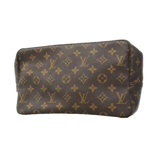 Louis Vuitton Pouch Monogram Trousse Twillet 28 Brown in Brown from The Reluxe