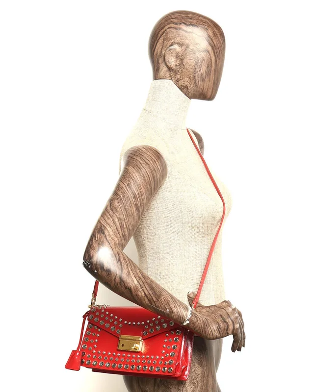 Prada Saffiano Vernice Crystal Bag in Saffiano leather from A Retro Tale, photo 8 of 8