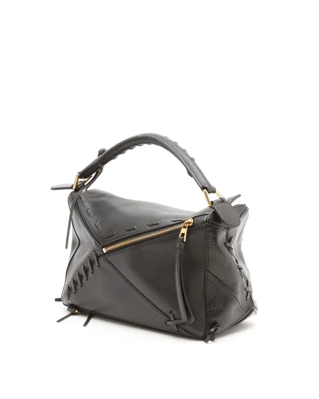 Loewe Medium Whip Stitch Puzzle Bag in Denim from A Retro Tale, photo 3 of 12