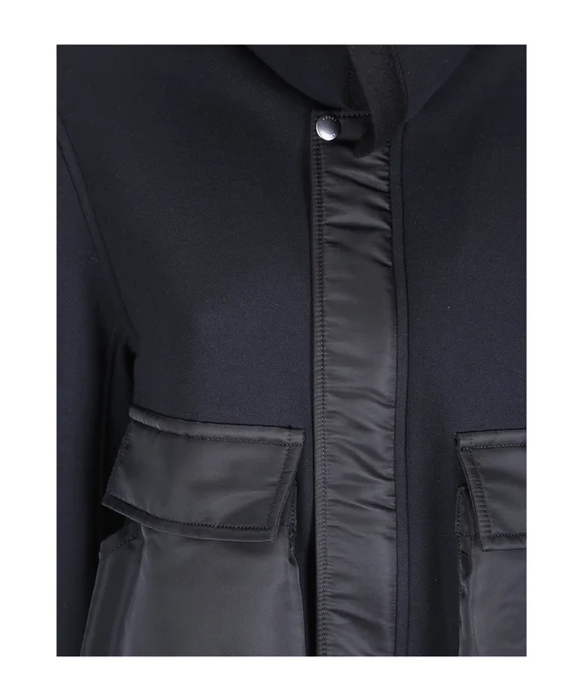 Sacai Buckled High-Neck Oversized Jacket, photo 3 of 9 from SENSER
