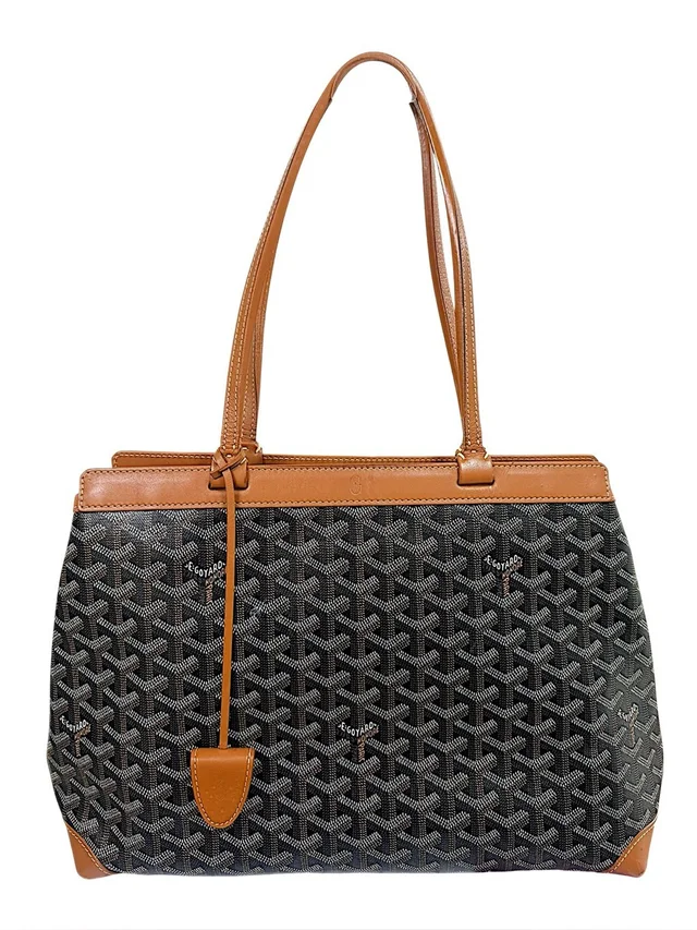 Goyard Artois Pm Tote in black|brown|neutral Canvas from Poshmark