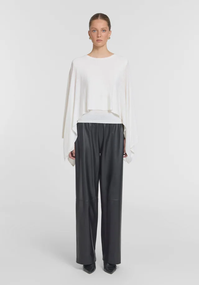 VIKTORIA & WOODS Cassius Wool Poncho in White from Viktoria & Woods, photo 1 of 1