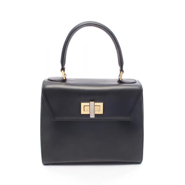 Celine Handbag Leather Black in Black Leather from The Reluxe