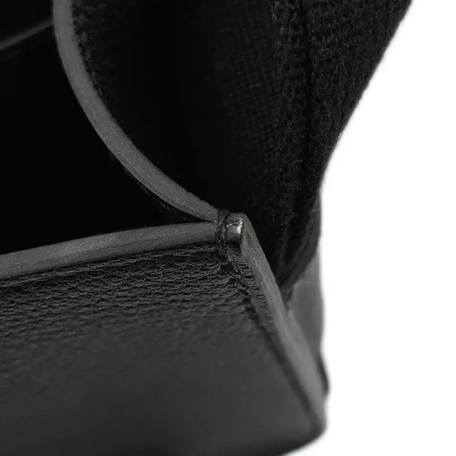 Hermès Geta Black Chevre Myzore Goatskin in Black Goatskin from GALLERY RARE, photo 13 of 17