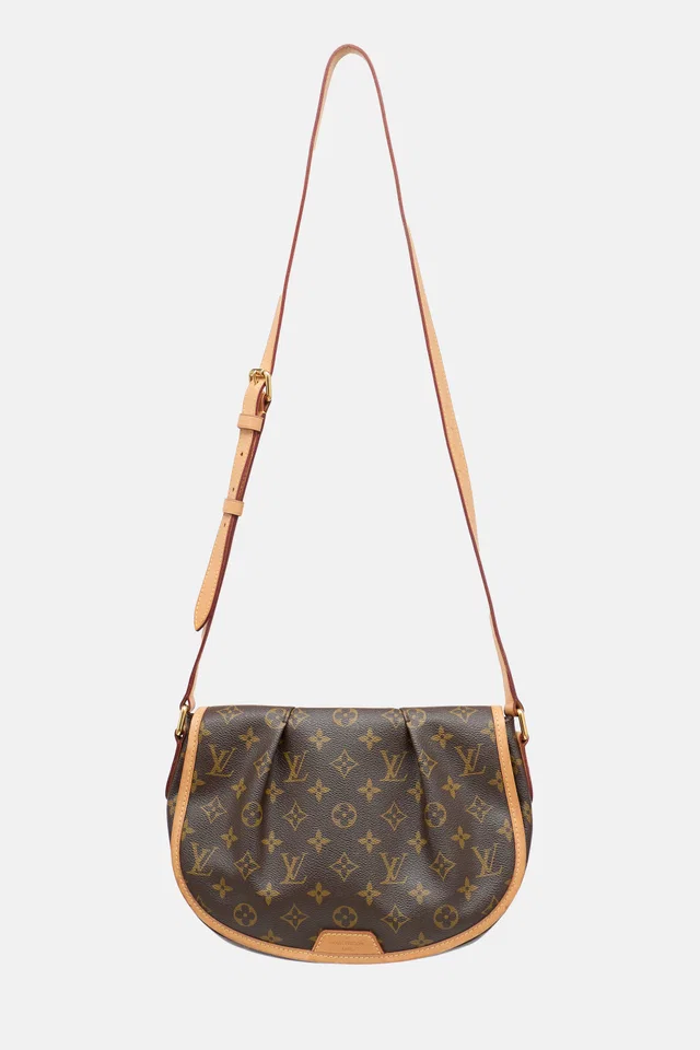 Louis Vuitton 2011 Monogram Menilmontant PM Bag in Coated canvas from VSP Consignment