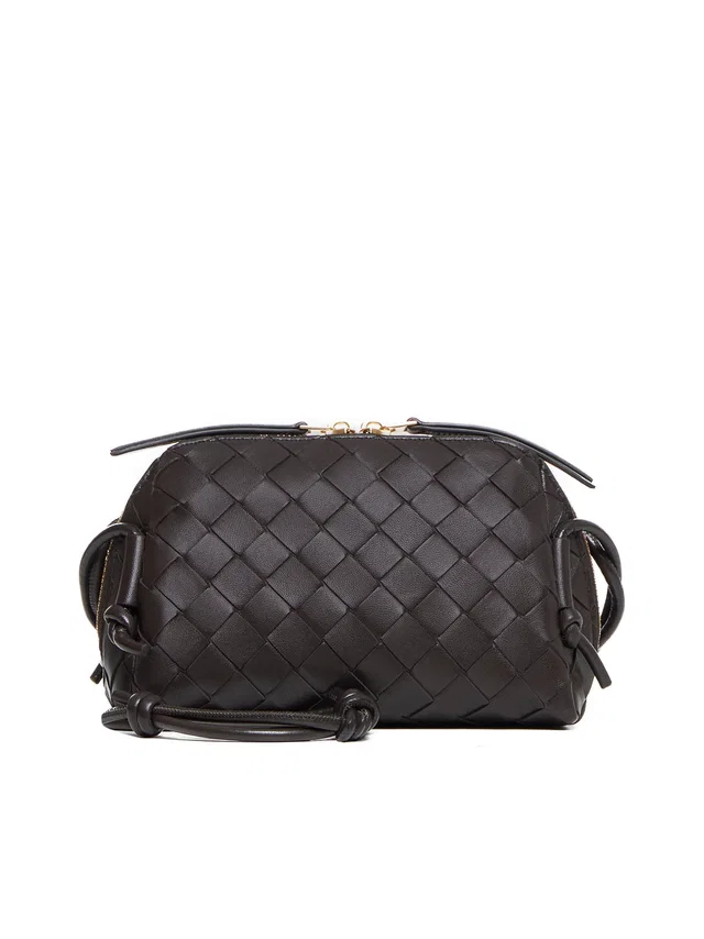 Bottega Veneta Shoulder Bag — Brown Lambskin in Brown Lambskin from HEWI