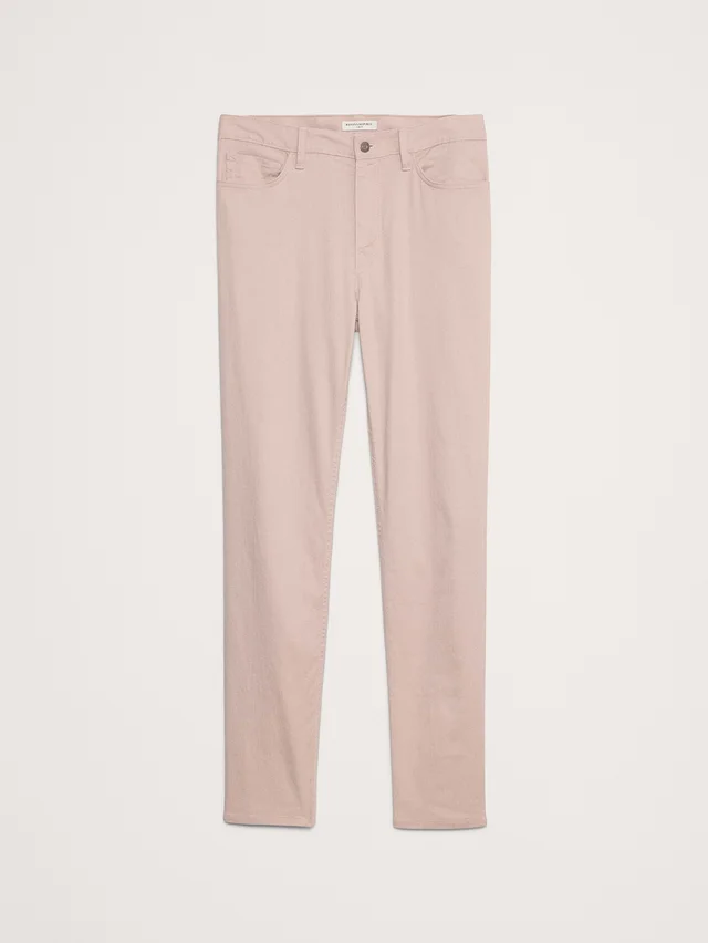 Banana Republic Slim Linen-Cotton Traveler Pant in Pink, photo 4 of 4 from Banana Republic (US)