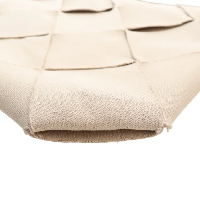 Bottega Veneta Small Canvas French Calfskin Slip Tote in Beige Calfskin from Designer Revival, photo 10 of 13