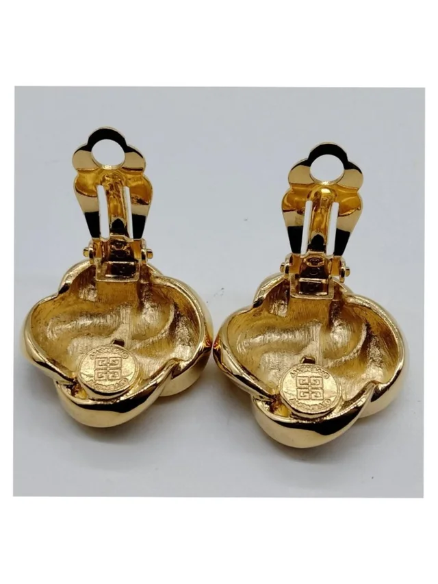 Givenchy Vintage Gold Tone Knot Clip-On Earrings Statement Designer Jewelry in gold from Poshmark, photo 10 of 10