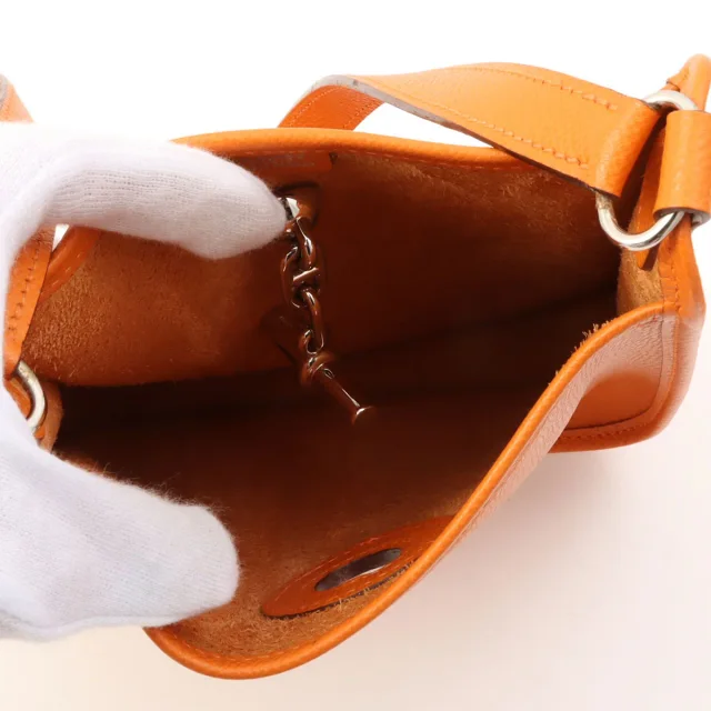 Hermès 2004 Vespa TPM Orange in Orange Epsom leather from VINTAGE QOO TOKYO, photo 5 of 14