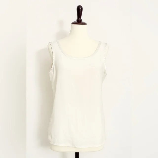 Saint Laurent Ss90 'Acetate' Sleeveless Top (1990) Size Xs/S in white from Poshmark