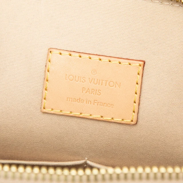 Beige Louis Vuitton Monogram Vernis Alma PM Handbag in Beige Leather from Designer Revival, photo 2 of 2