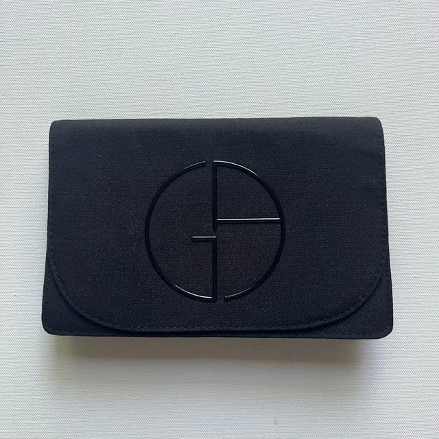 Giorgio Armani Beauty Black Makeup Bag Toiletry Cosmetic Case Evening Pouch in black from Poshmark
