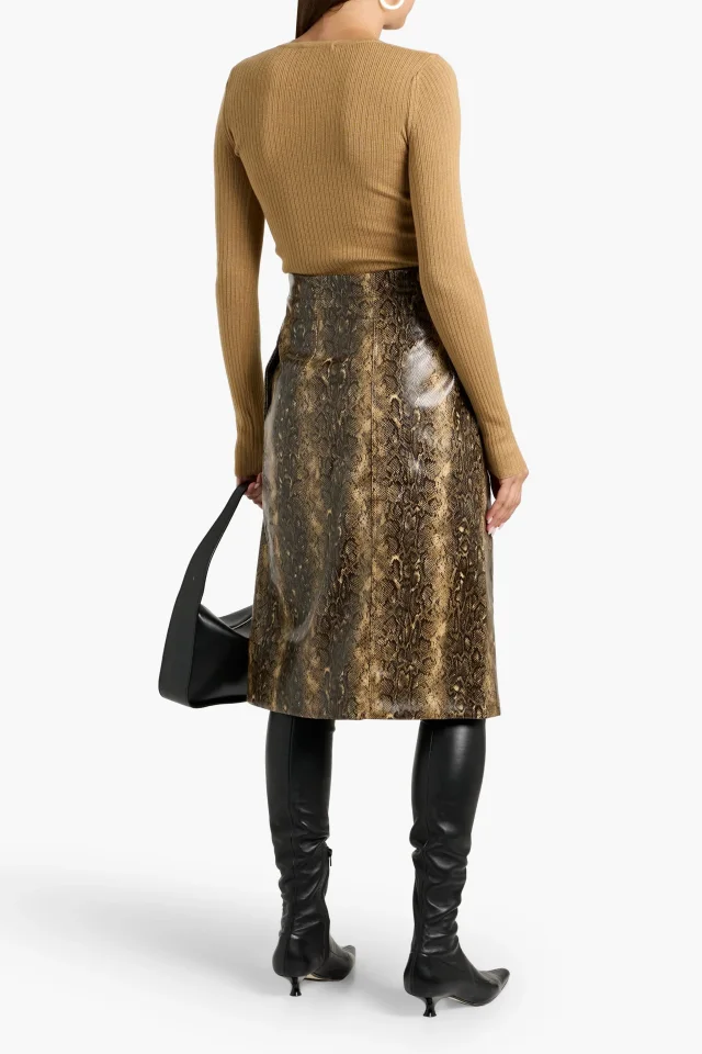 Max Mara Trikot Ribbed Silk and Cashmere-Blend V-Neck Sweater, photo 3 of 4 from THE OUTNET