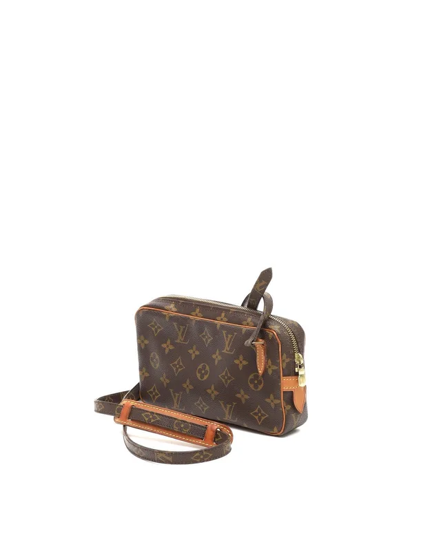 Louis Vuitton Monogram Pochette Marly Bag in Coated canvas from A Retro Tale, photo 3 of 11