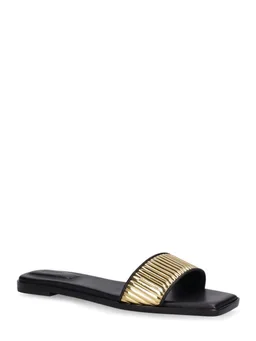 SIMKHAI Slide Sandals with Decorative Band in 63% Polyurethane, 29% Polyester, 8% Thermoplastic Polyurethane, photo 3 of 5 from LUISAVIAROMA