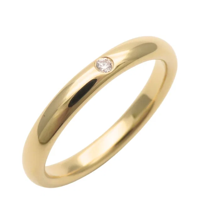 Tiffany & Co. Ring Stacking Band 18K Yellow Gold Diamond Elsa Peretti in Yellow from The Reluxe