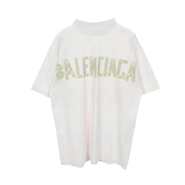 Balenciaga TAPE TYPE BB logo cotton T shirt from LuxUness