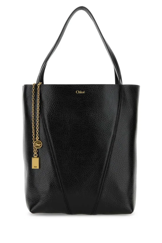 Chloé Shoulder Bag — Black in Black Calfskin from HEWI