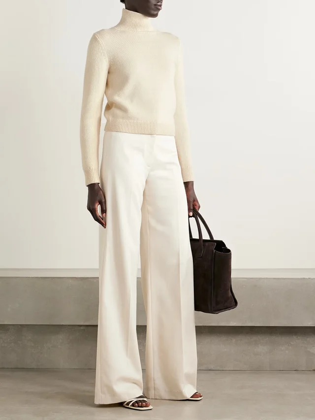 NILI LOTAN Estis cashmere turtleneck sweater in White, photo 2 of 2 from NET-A-PORTER (Canada)