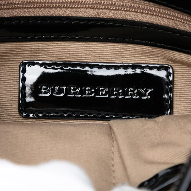 Beige Burberry Supernova Check Coated Canvas Dryden Crossbody in Beige Coated canvas from Designer Revival, photo 6 of 7