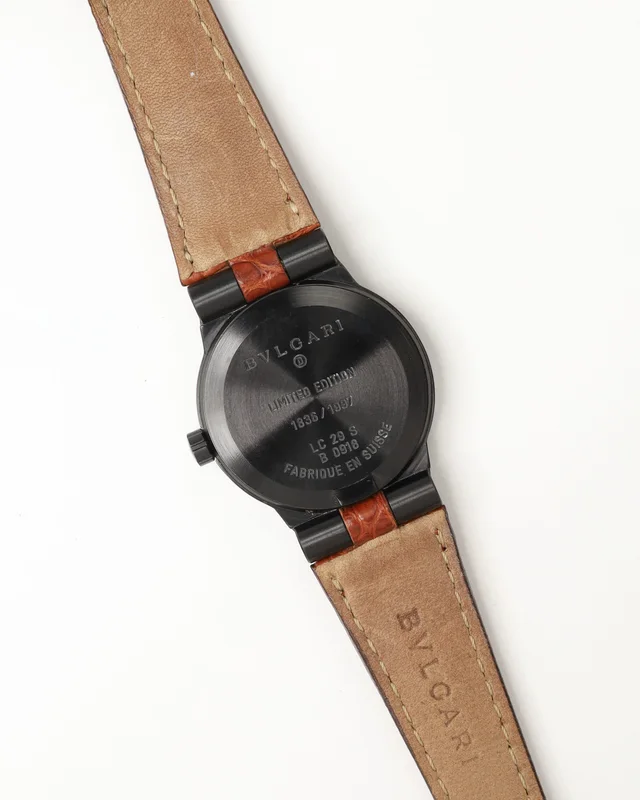 Bvlgari Diagono 27mm Ref LC29S Hong Kong 1997 Full Set Watch in Crocodile from A Retro Tale, photo 6 of 8