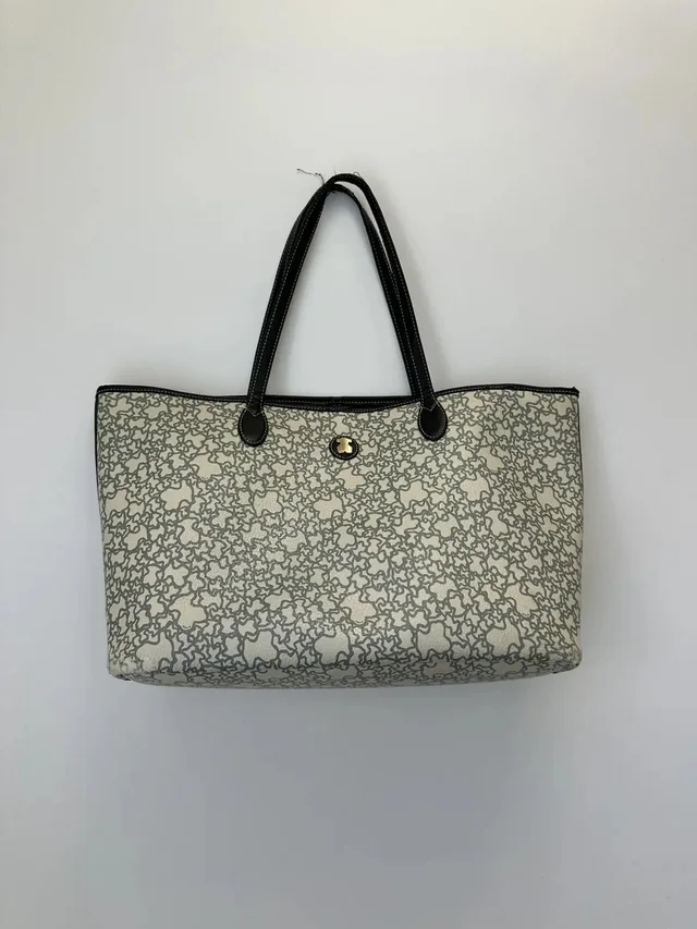 Tod's Shoulder Tote Bag Monogram Logo in white from Grailed