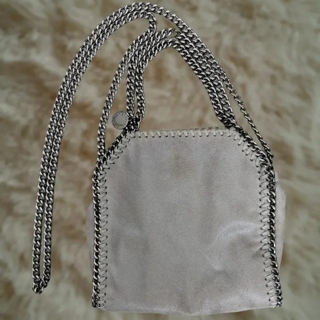 Stella McCartney Shoulder Bag Mini Falabella Auth Faux Leather Gray Italy Women in multicolor Leather from Grailed
