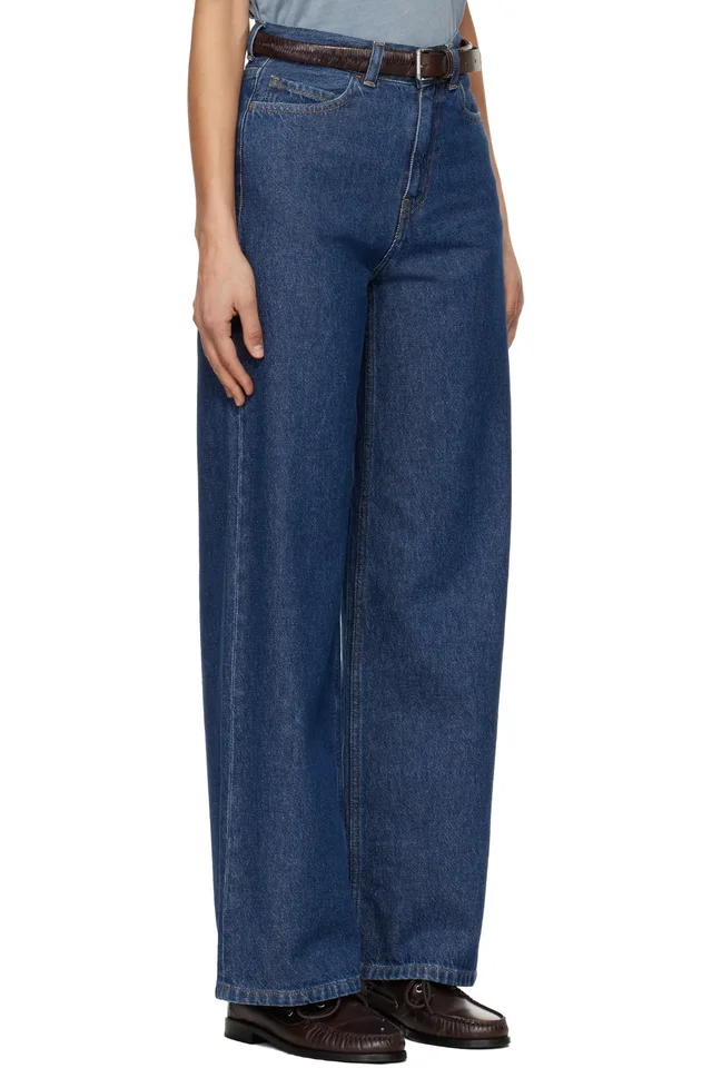 Carhartt Work In Progress Navy Jane Jeans, photo 2 of 5 from SSENSE