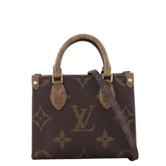 Louis Vuitton OnTheGo BB Monogram Reverse in Coated canvas from Luxe.It.Fwd