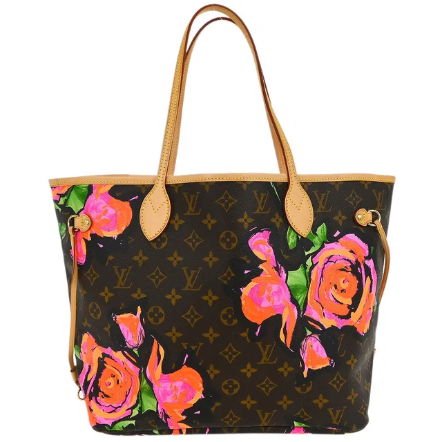 Louis Vuitton 2008 Monogram Rose Neverfull MM Shoulder Tote Bag M48613 in Pink Canvas from AMORE Vintage Tokyo