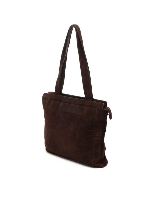 Chanel CC Suede Tote Bag in Suede from A Retro Tale, photo 2 of 11