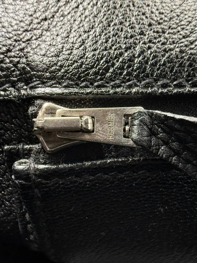 LONDON LOCATED* PRELOVED HERMÈS JPG SHOULDER BIRKIN BLACK Togo Leather in Black Togo leather from Luxury Promise, photo 27 of 31