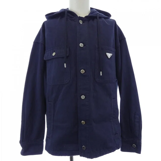 Prada Triangle Logo Jacket from The Reluxe