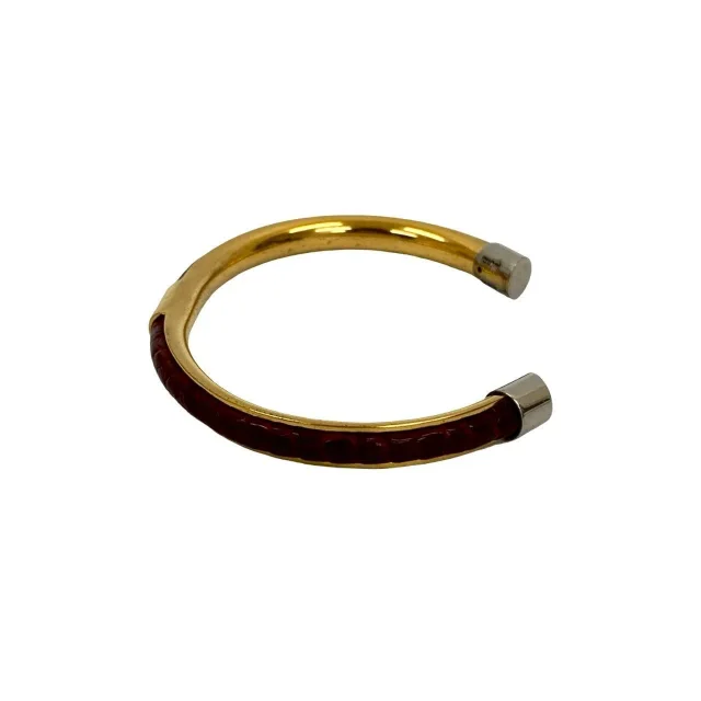 Gucci Leather Bracelet in Red Leather from LuxUness, photo 4 of 7