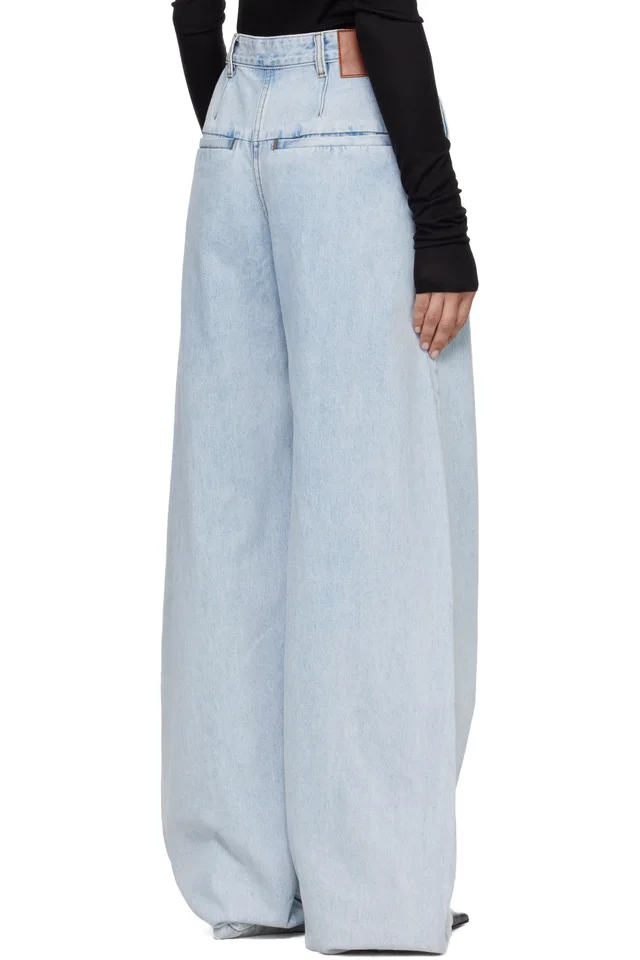 Entire Studios Blue Dem Jeans, photo 3 of 4 from SSENSE